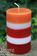 Sonnenkerze orange rot